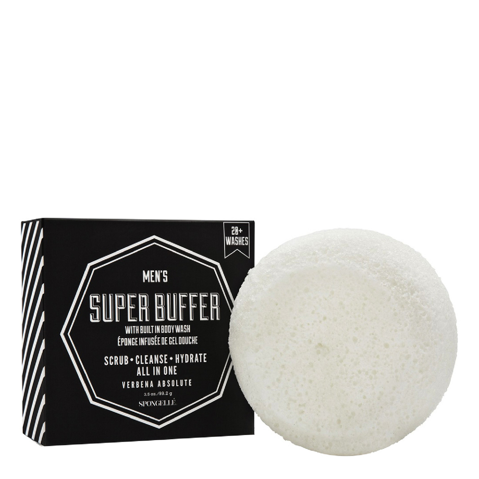 Spongellé Men's Body Wash Infused Super Buffer - Verbena Absolute