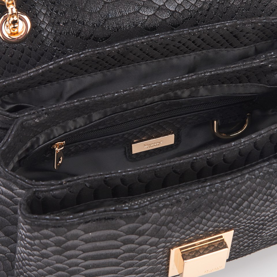 Dune Women's Ellaa Double Chain Shoulder Bag - Black