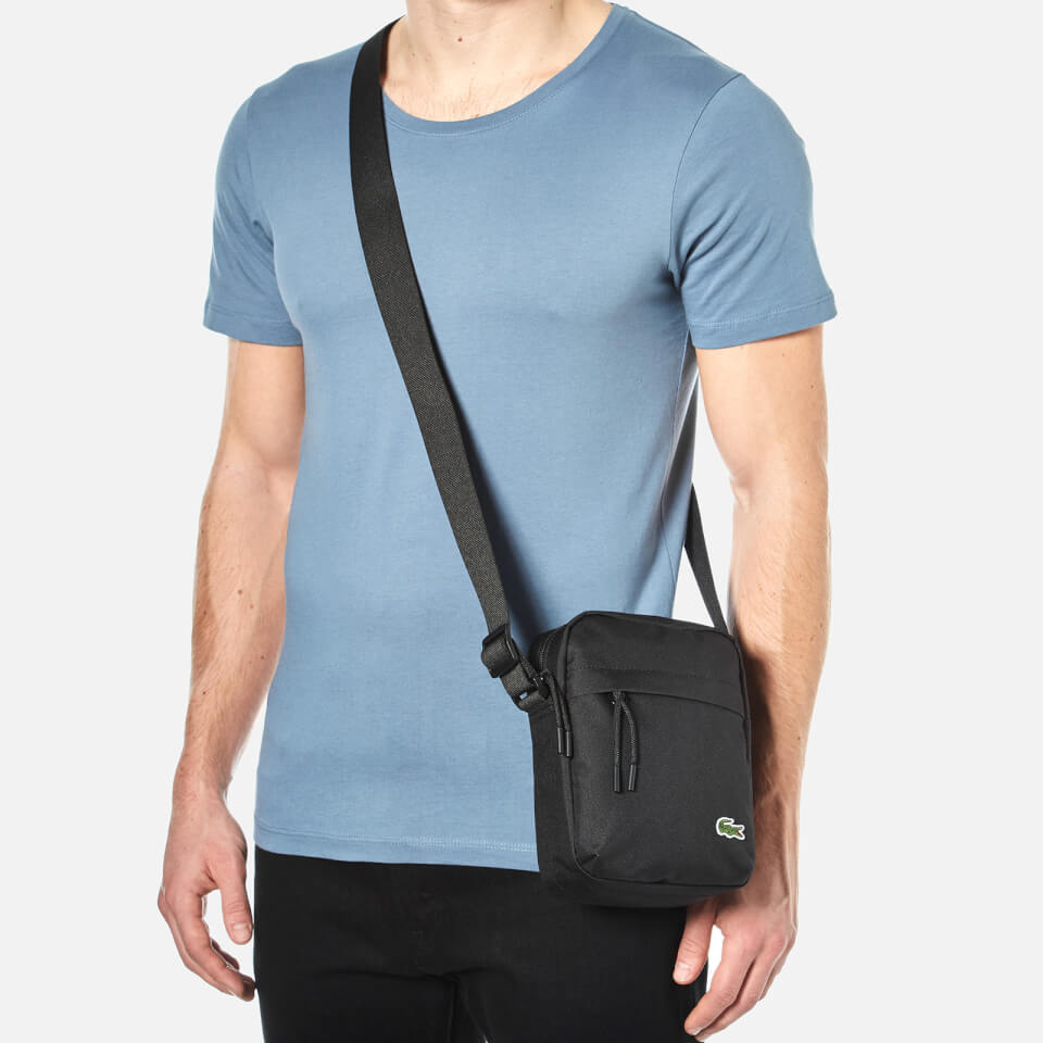 Lacoste Men's Vertical Camera Bag - Black