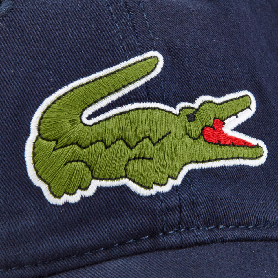 Lacoste Men's Large Croc Logo Baseball Cap - Navy