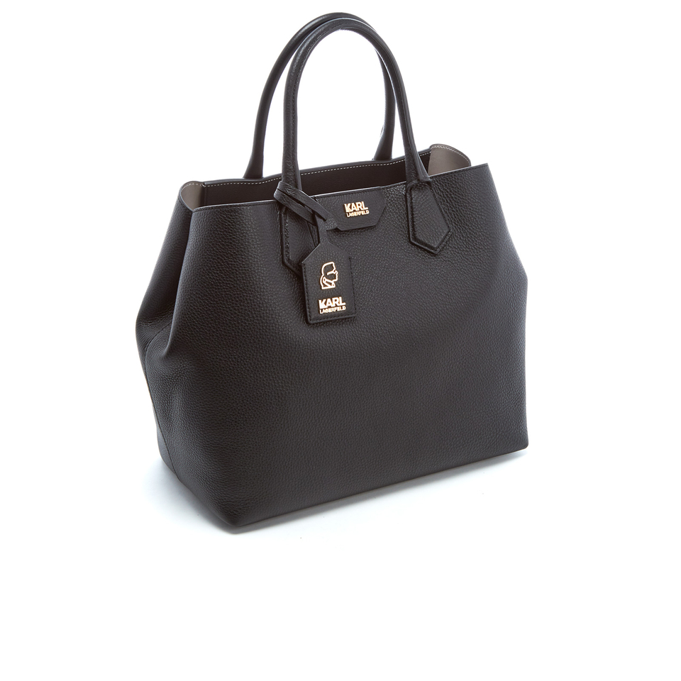 Karl Lagerfeld Women's K/Grainy Shopper Bag - Black