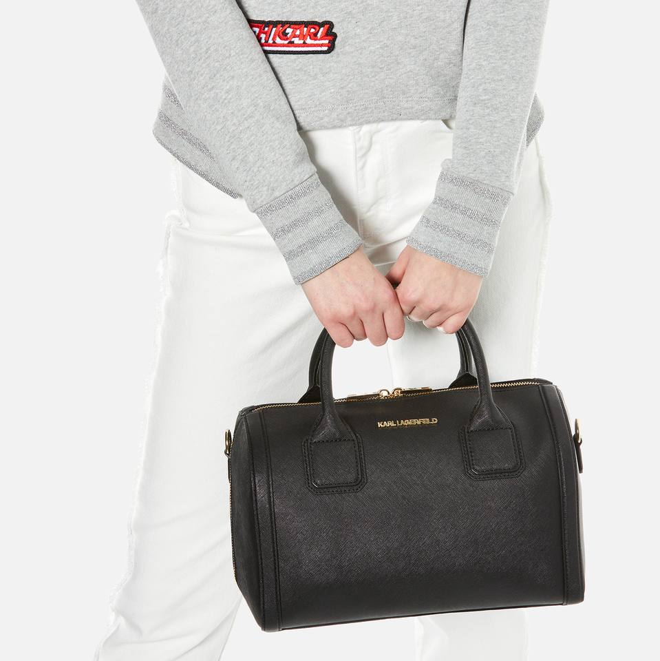 Karl Lagerfeld Women's K/Klassik Bowling Bag - Black