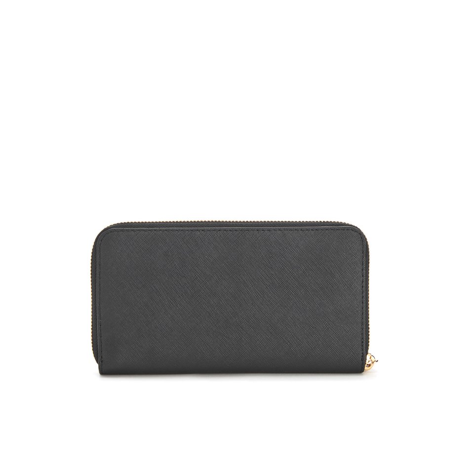 Karl Lagerfeld Women's K/Klassik Zip Around Wallet - Black