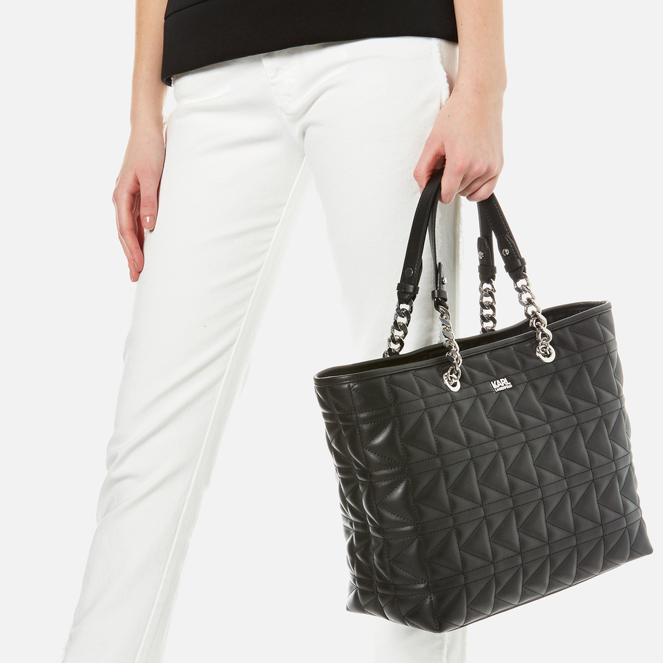 Karl Lagerfeld Women's K/Kuilted Shopper Bag - Black