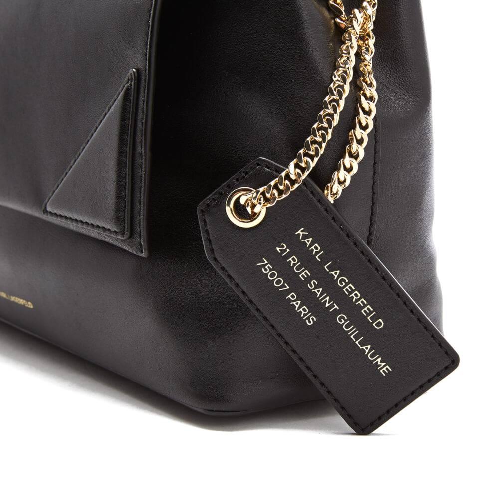 Karl Lagerfeld Women's K/Slouchy Shoulder Bag - Black