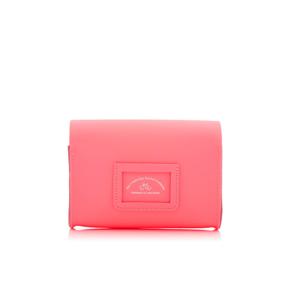 The Cambridge Satchel Company Women's Push Lock Shoulder Bag - Neon Coral