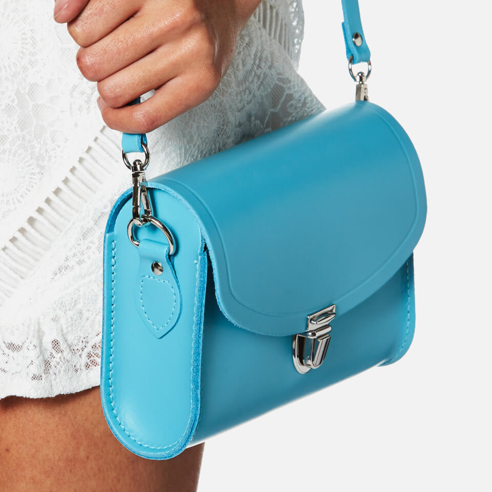 The Cambridge Satchel Company Women's Push Lock Shoulder Bag - Neon Blue