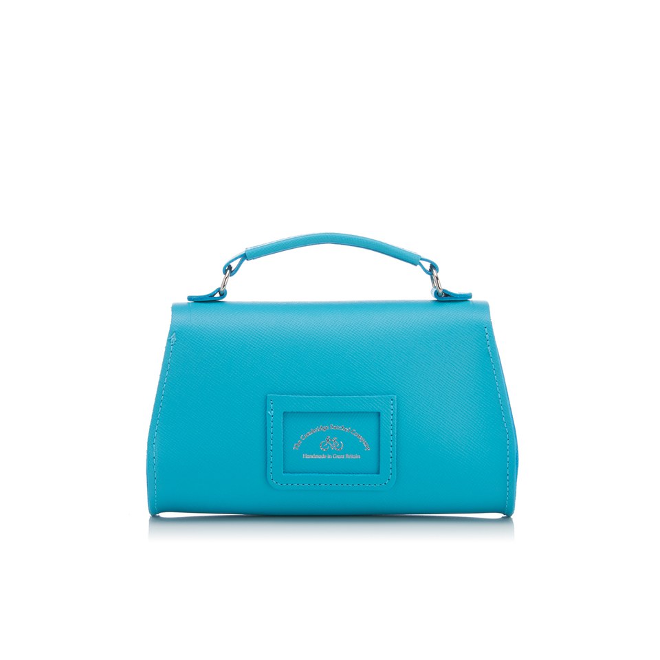 The Cambridge Satchel Company Women's Mini Poppy Bag - Neon Blue Saffiano
