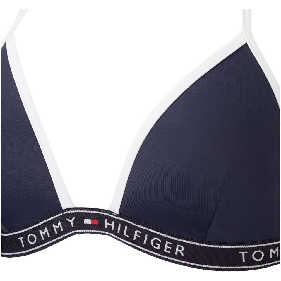 Tommy Hilfiger Women's New Corin Tape Bikini Top - Peacoat