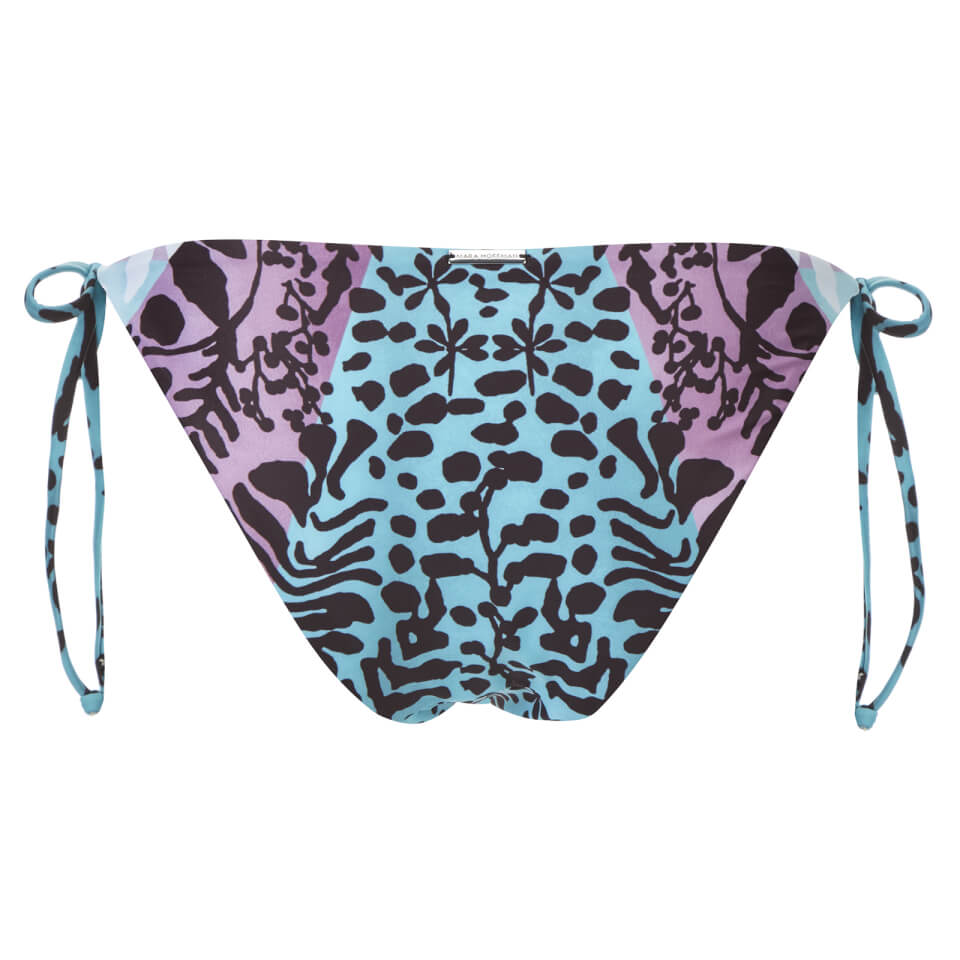 Mara Hoffman Women's Verbena Tie Bikini Bottoms - Sage/Multi