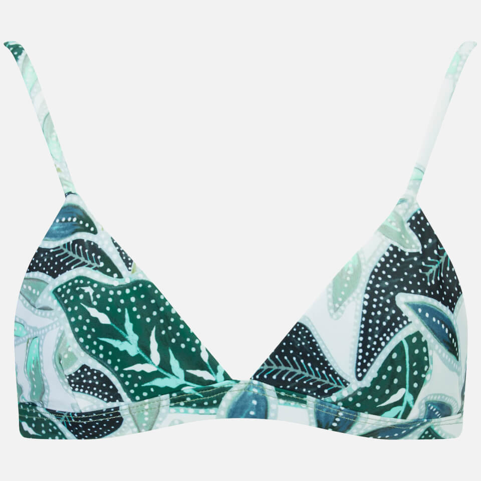 Mara Hoffman Women's Sea Tree Triangle Bikini Top - Sage
