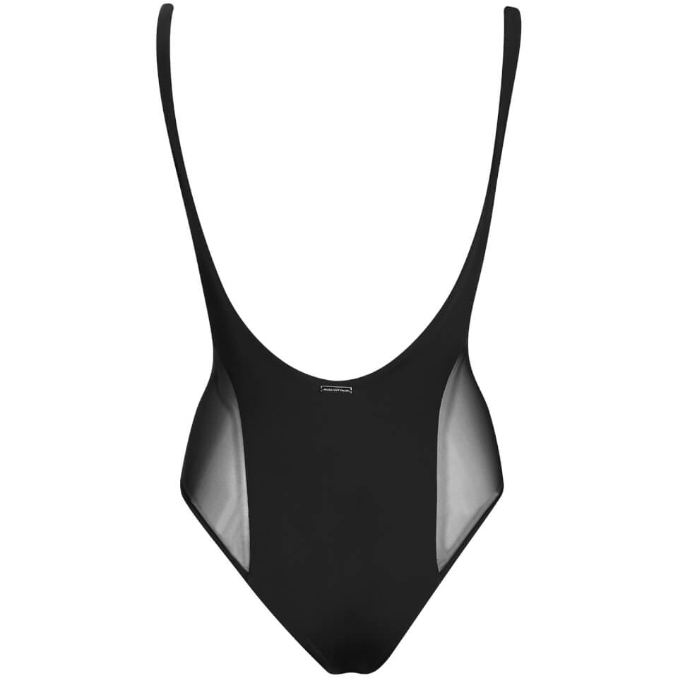 Mara Hoffman Women's Mesh Side 1 Piece Swimsuit - Black