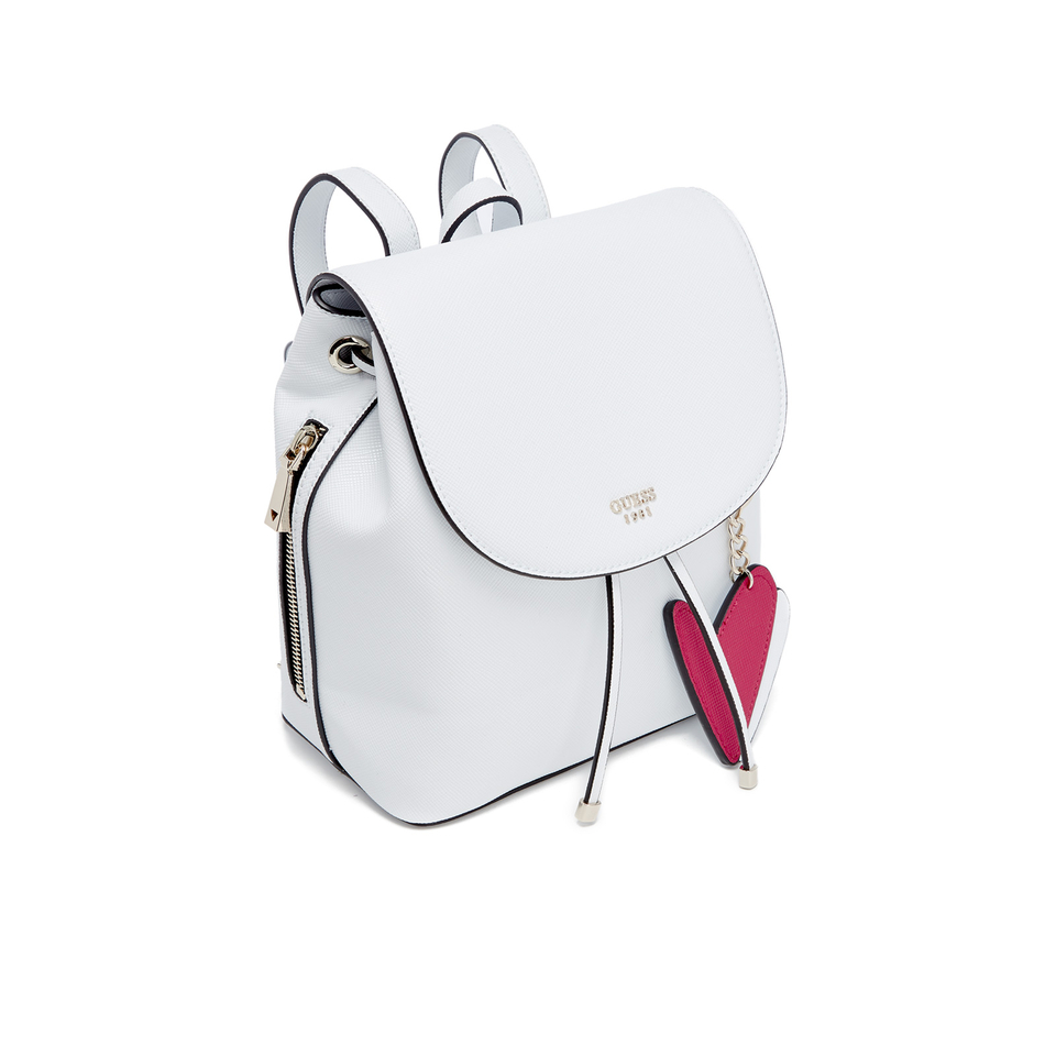 Guess Women's Pinup Pop Backpack - White