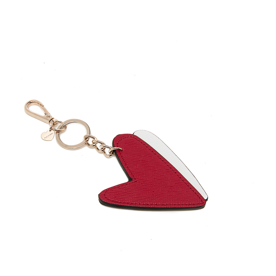 Guess Women's Pinup Pop Heart Keychain - White