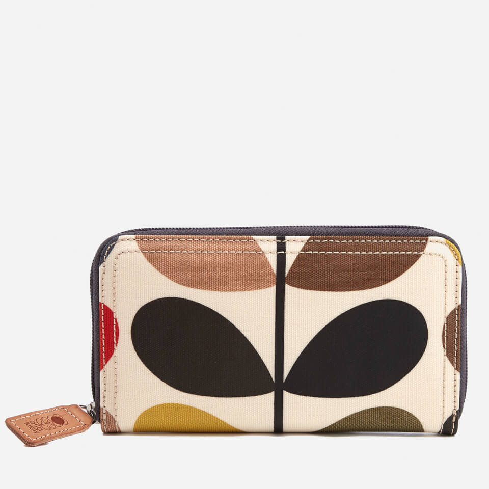 Orla Kiely Women's Stem Big Zip Wallet - Multi