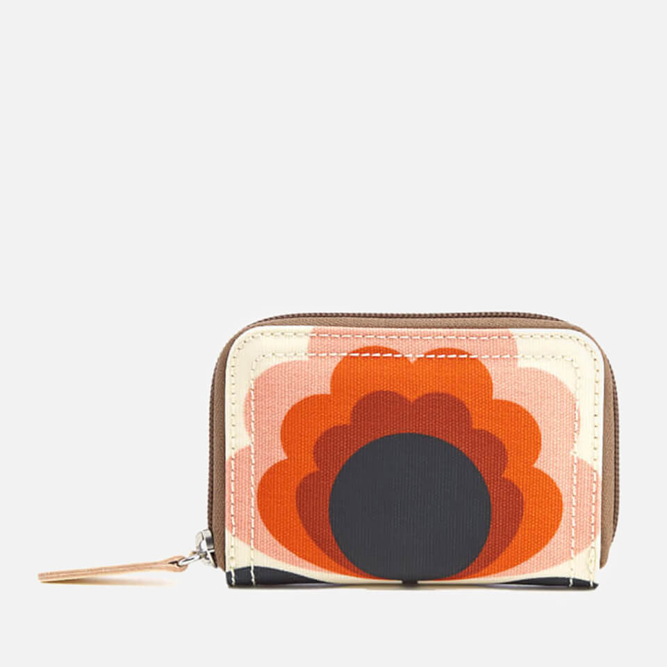 Orla Kiely Women's Sunset Medium Zip Wallet - Sunset