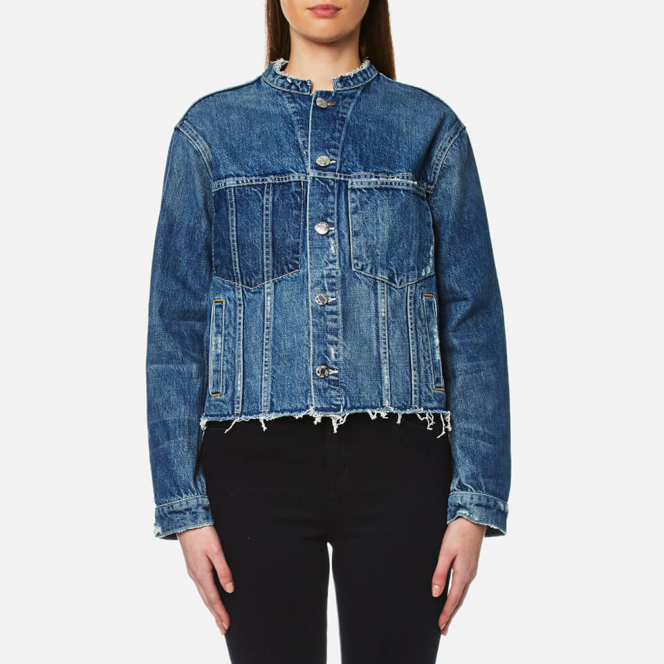 Helmut Lang Women's Ghost Wash Denim Jacket - Light Blue | Coggles