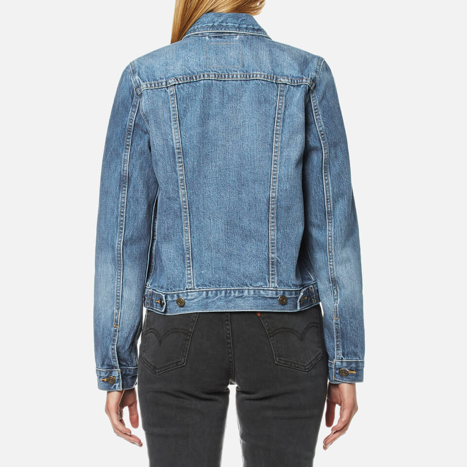 非売品 Levi's Women's Orange Tab Ot Zip Front Trucker Jacket ジャケット・アウター
