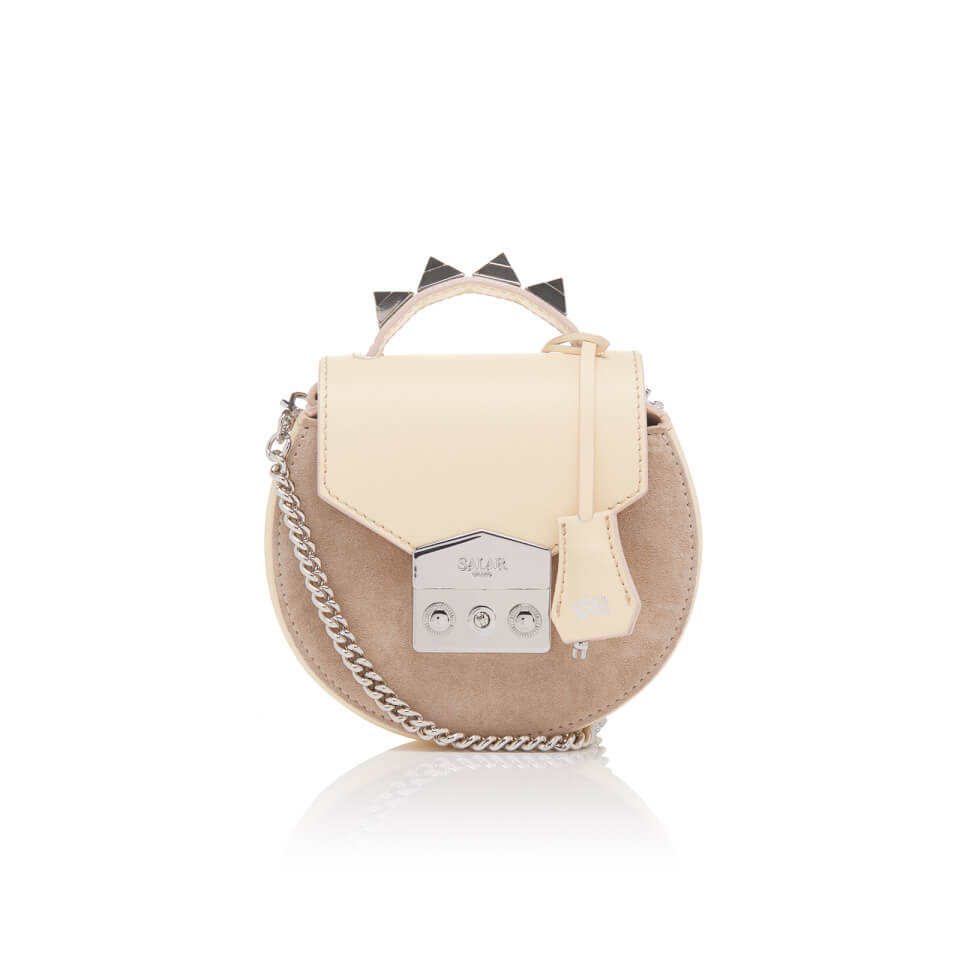 SALAR Women's Carol Chain Cross Body Bag - Cream