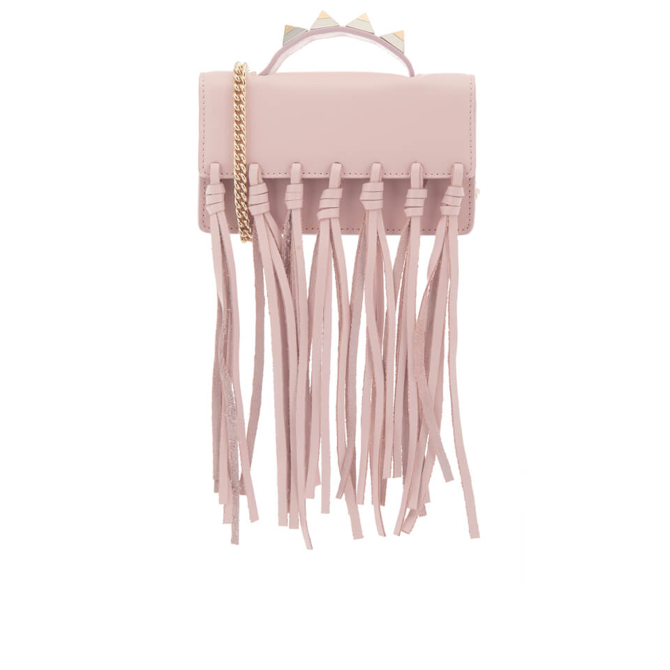 SALAR Women's Zoe Knots Bag - Soft Pink