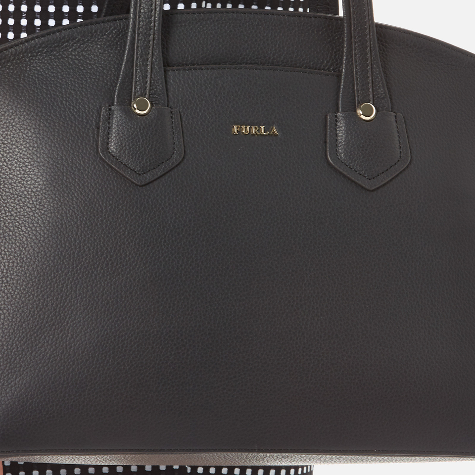 Furla Women's Giada M Tote Bag with Zip - Onyx