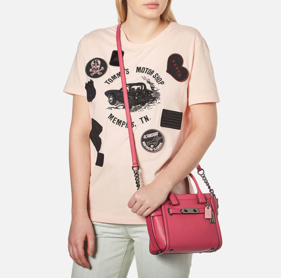 Coach swagger 21 best sale size