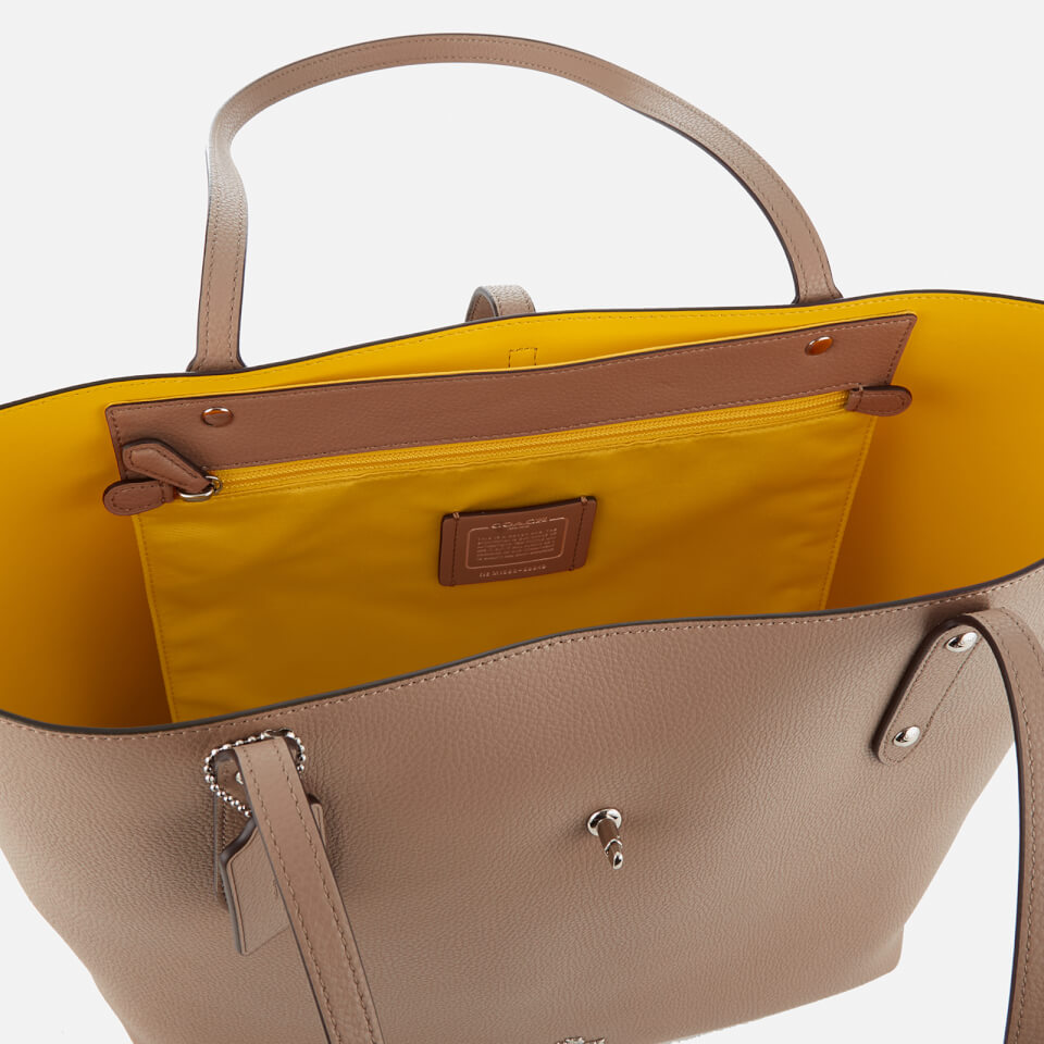 Coach market tote yellow sale