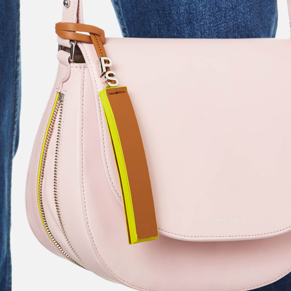 PS by Paul Smith Women's PS Leather Saddle Bag - Blush