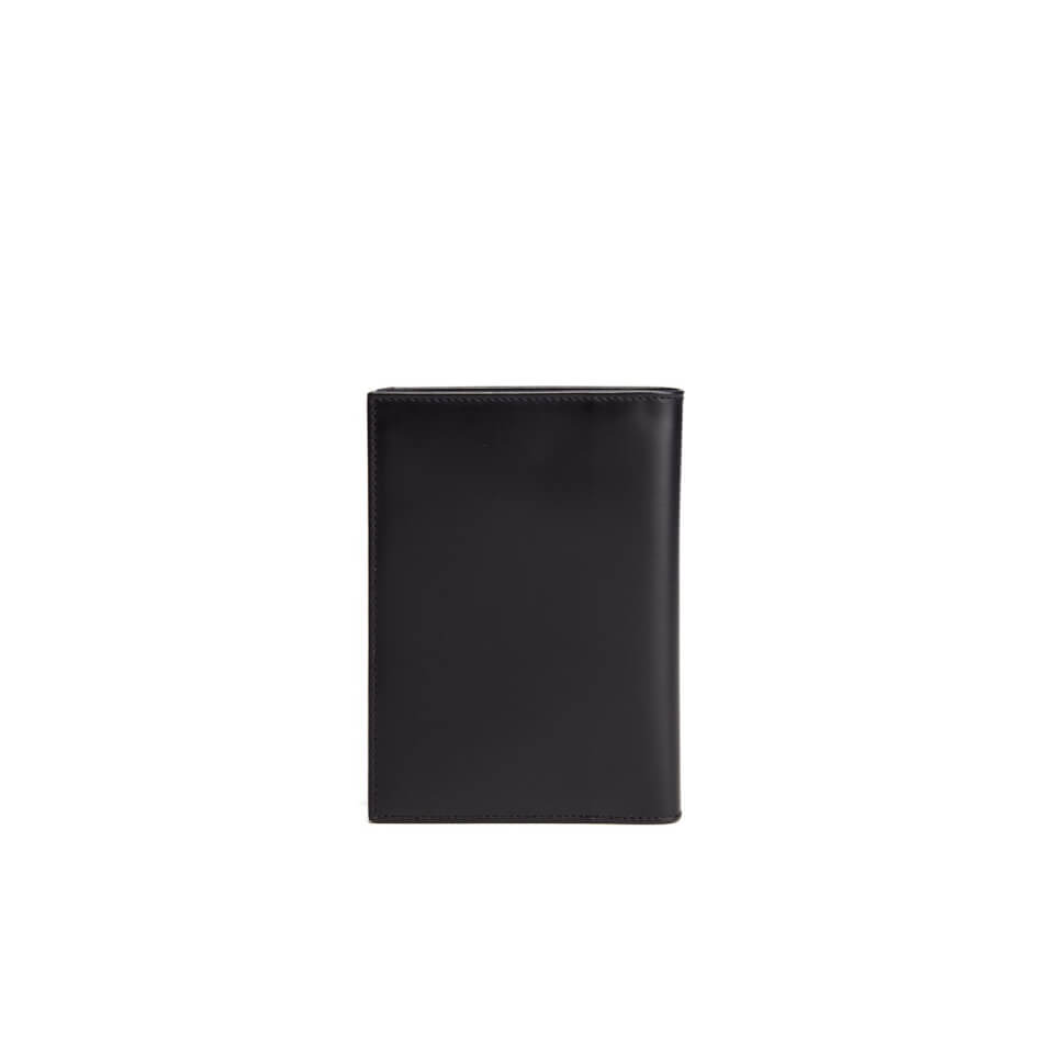 Paul Smith Men's Interior Multi Stripe Passport Cover - Black