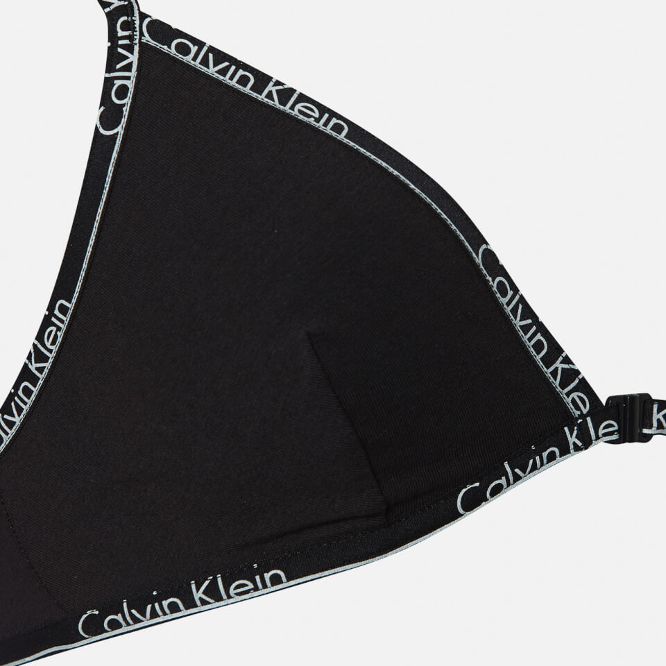 Calvin Klein Women's Triangle Unlined Bra - Black