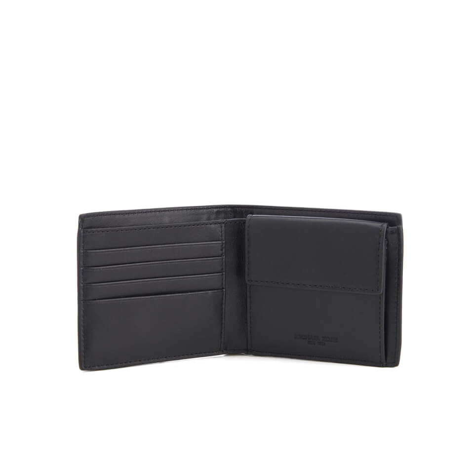Michael Kors Men's Jet Set Billfold Wallet with Coin Pocket - Black