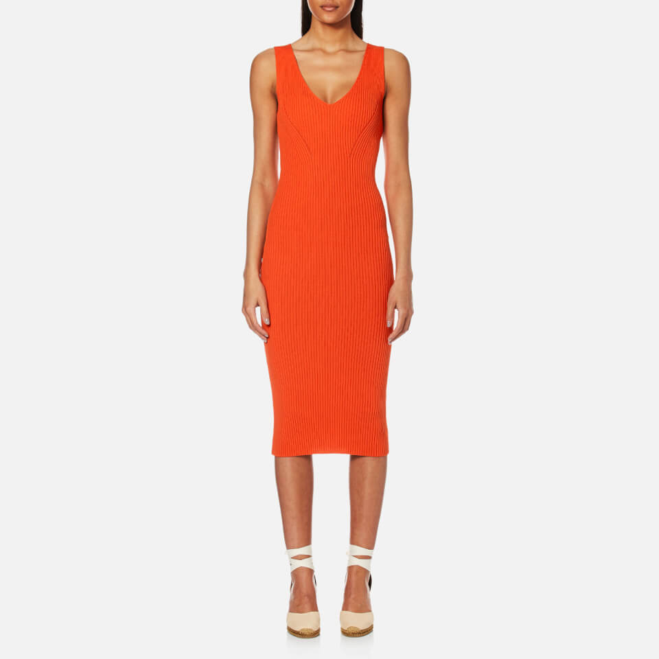 Michael kors sales ribbed sweater dress