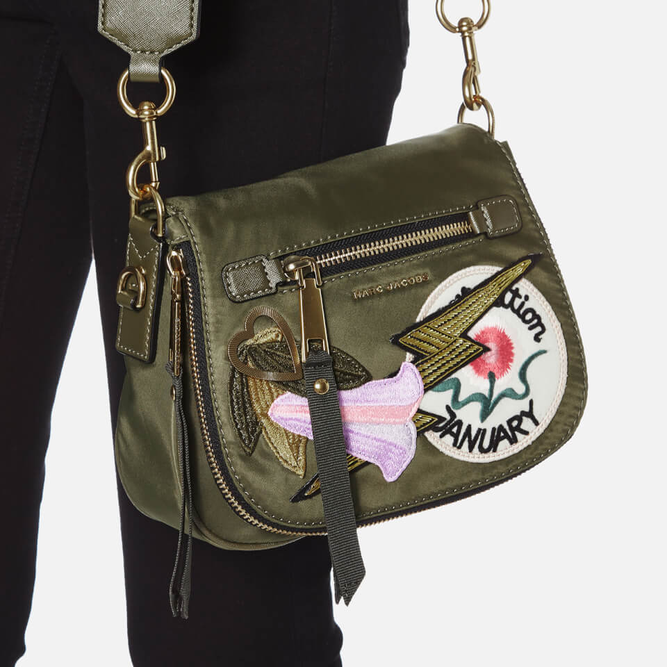 Marc Jacobs Women's Nylon Patchwork Small Nomad Bag - Military Green/Multi