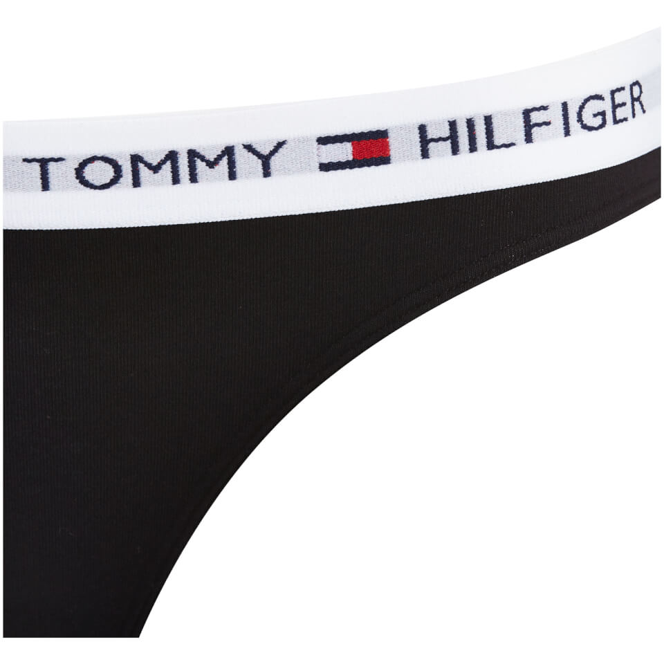 Tommy Hilfiger Women's Cotton Bikini Briefs Iconic - Black