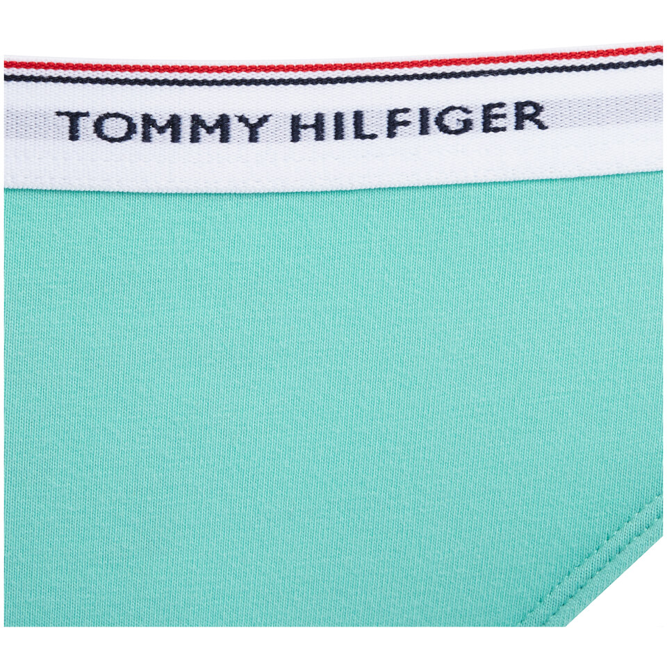 Tommy Hilfiger Women's 3 Pack Bikini Briefs - Cerise/Pool Blue/White