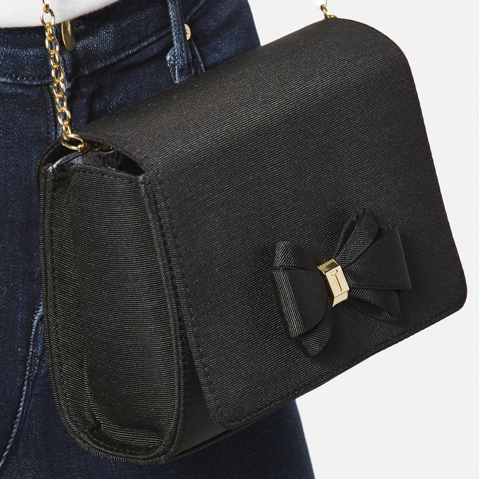 Ted Baker Women's Graciee Grosgrain Bow Clutch Bag - Black