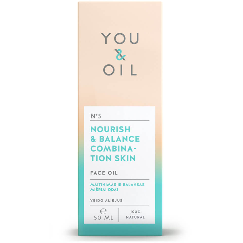 You & Oil Nourish & Balance Face Oil for Combination Skin 50ml