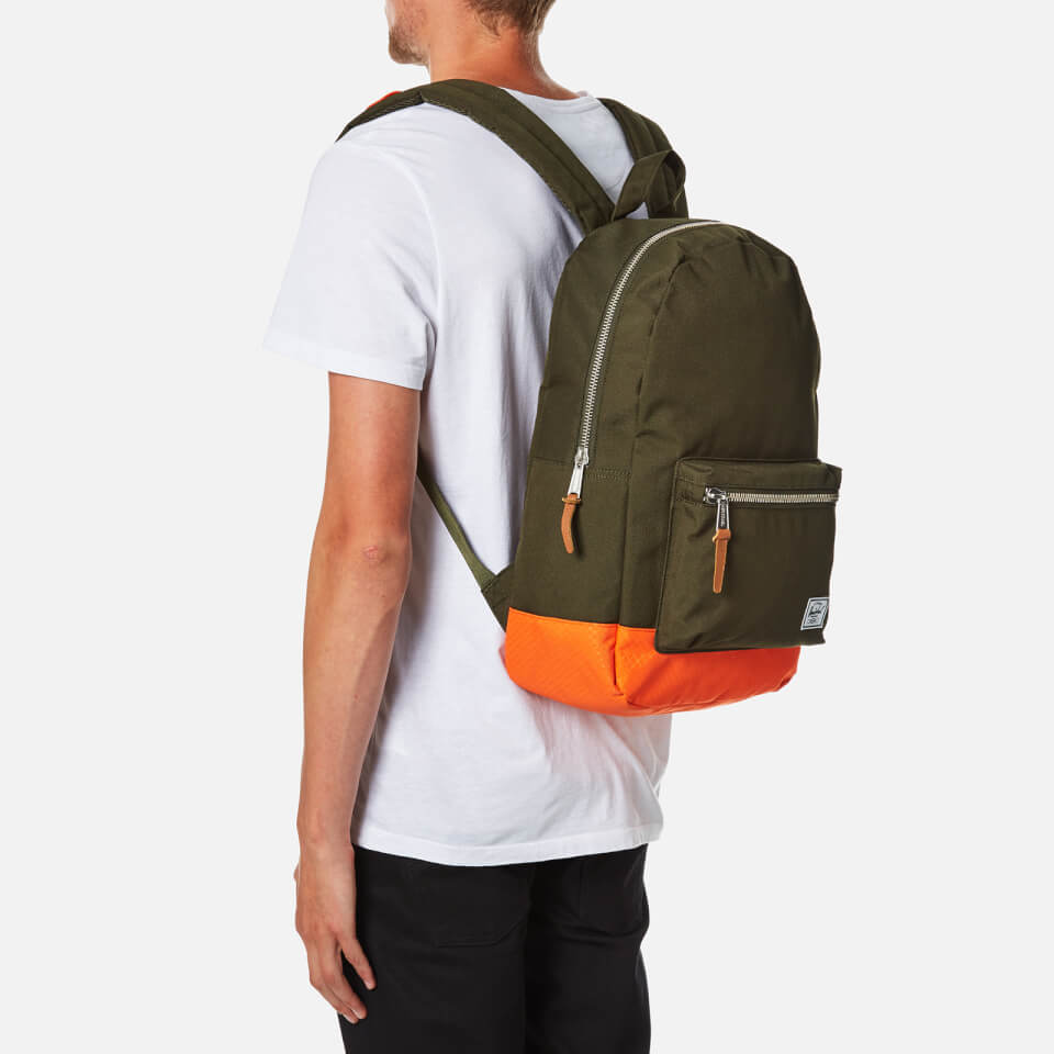 Herschel Supply Co. Settlement Backpack - Forest Night/Vermillion Orange