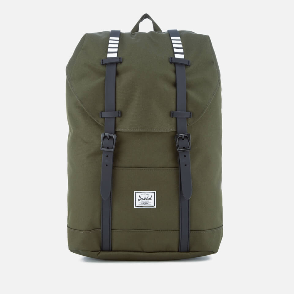 Herschel Supply Co. Retreat Mid-Volume Backpack - Forest Night/Black Rubber/White Inset