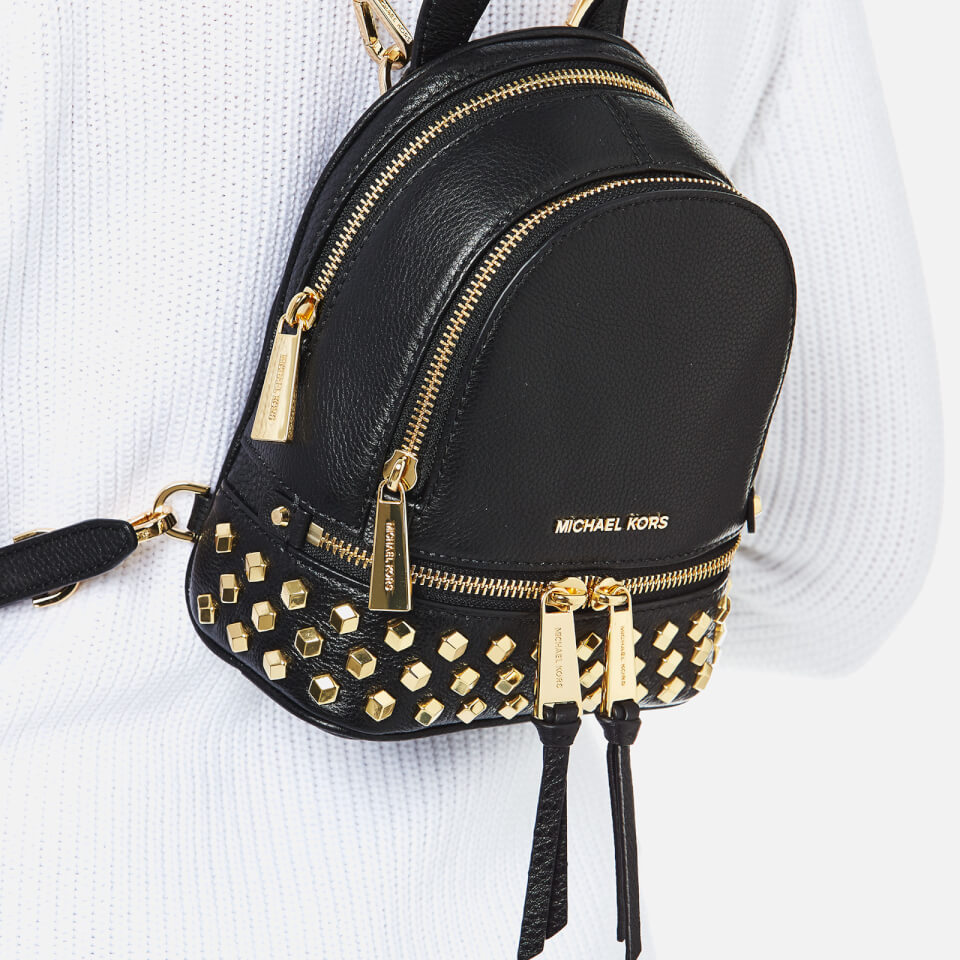 Michael kors rhea zip studded top backpack