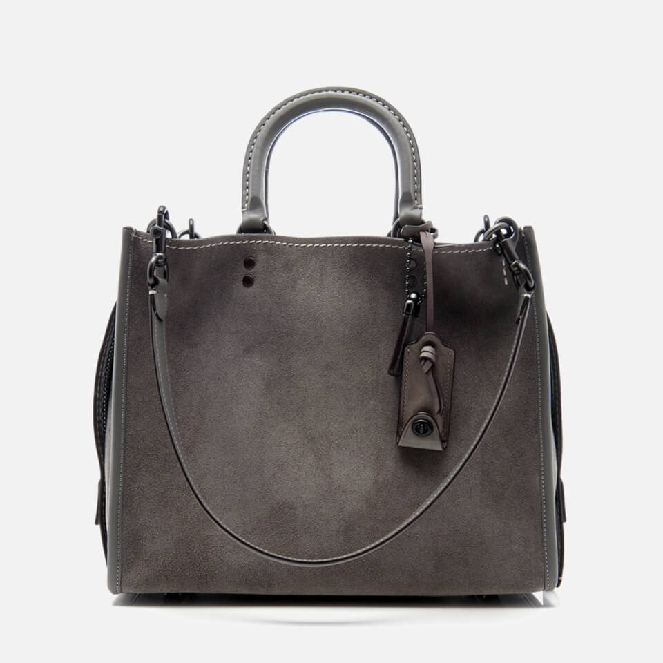 Coach Women s Suede Rogue Shoulder Bag Heather Grey Coggles