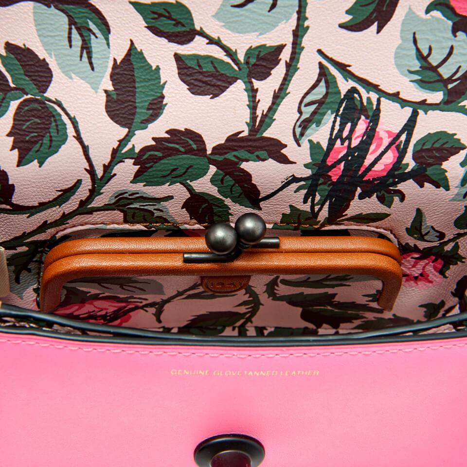 Coach Women's Glovetanned Leather Dinkier Cross Body Bag - Neon Pink