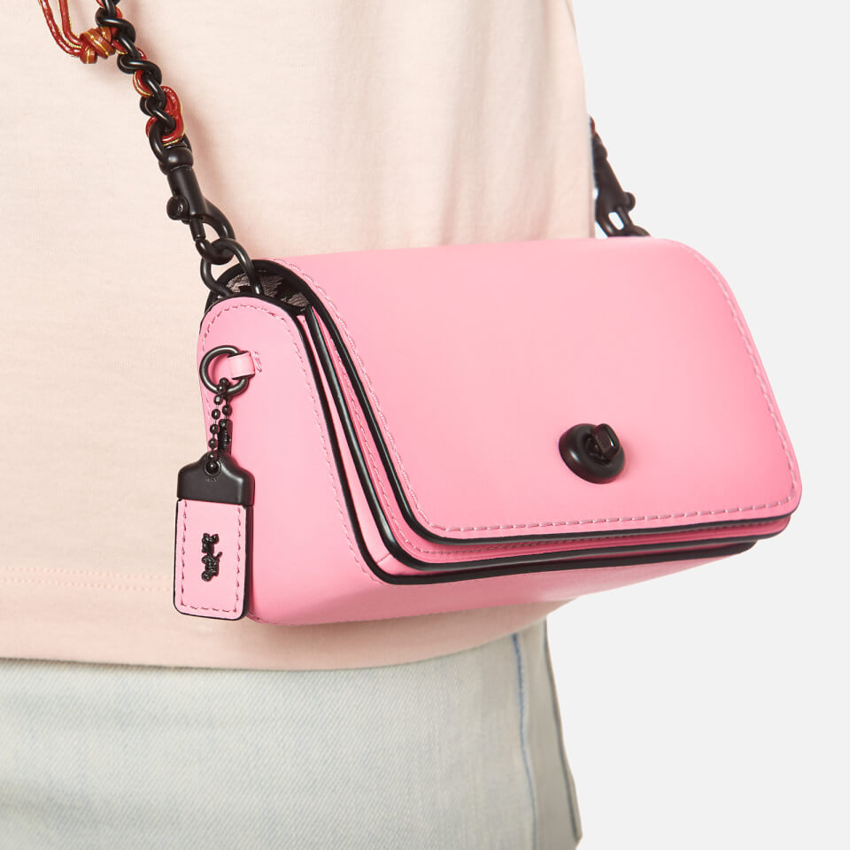 Coach Women's Glovetanned Leather Dinkier Cross Body Bag - Neon Pink