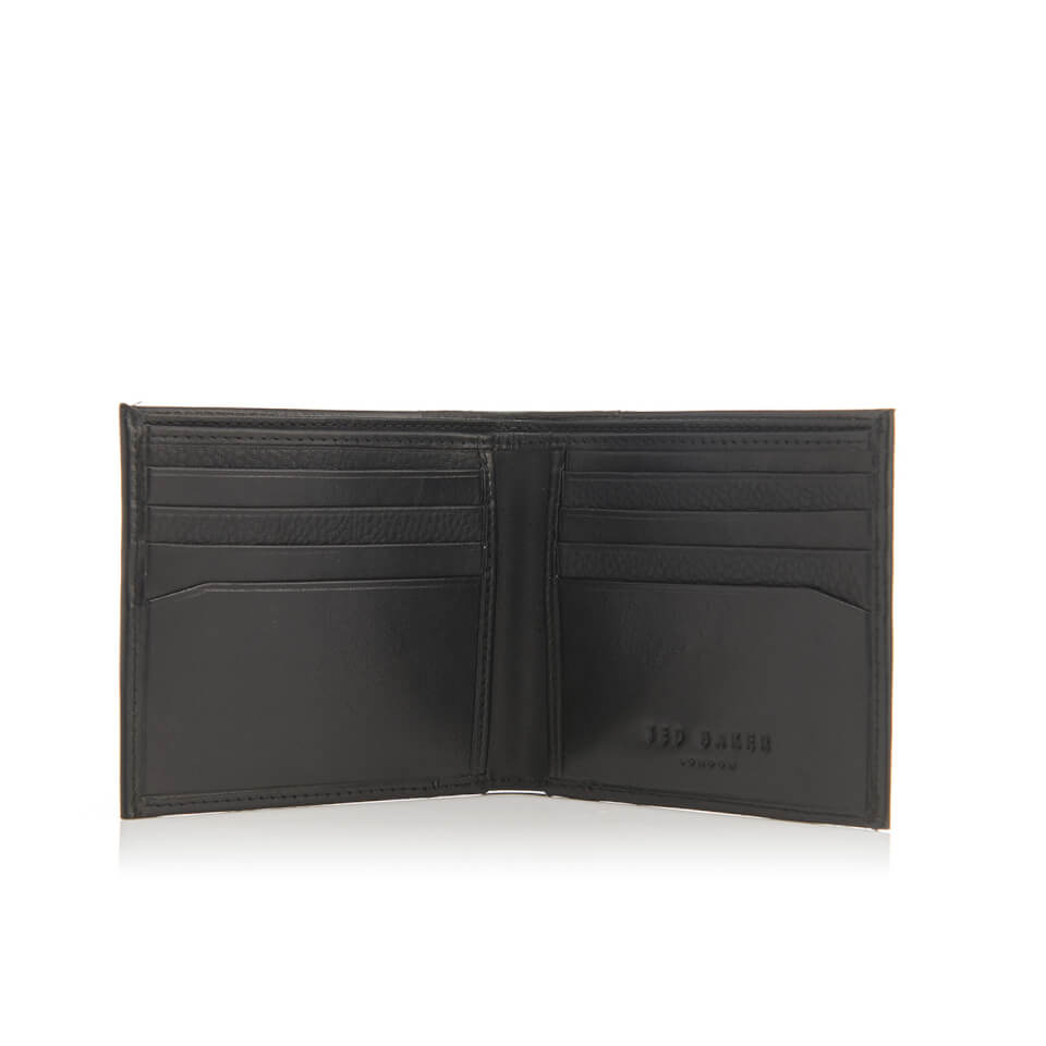 Ted Baker Men's Splitz Contrast Spine Leather Wallet - Black
