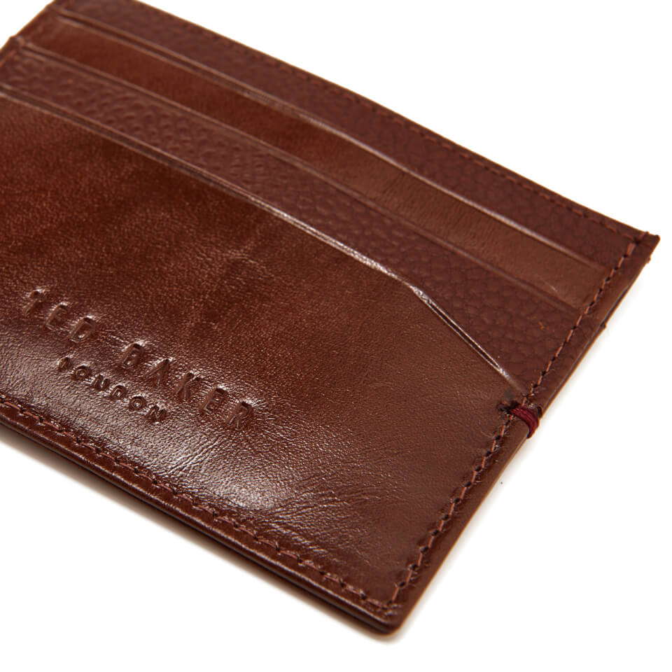 Ted Baker Men's Splitoo Contrast Leather Card Holder - Tan