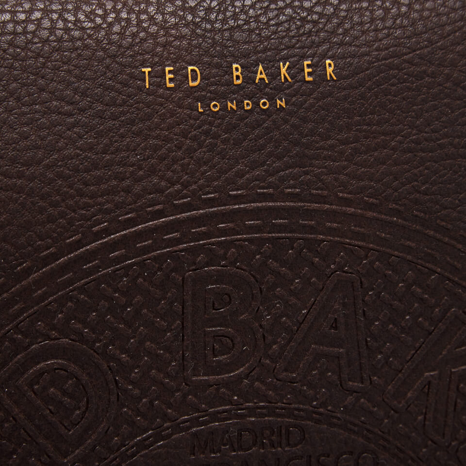 Ted Baker Men's Washbos Embossed Wash Bag - Chocolate