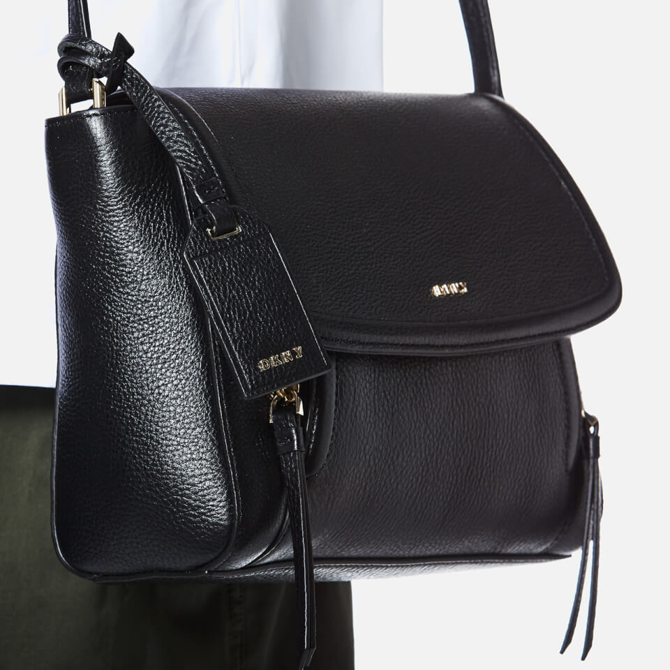 DKNY Women's Chelsea Vintage Small Messenger Bag - Black