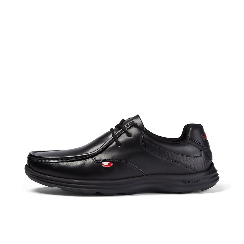 Adult Mens Reasan Lace Leather Black
