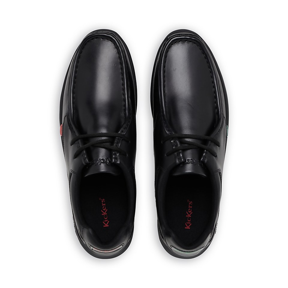 Adult Mens Reasan Lace Leather Black