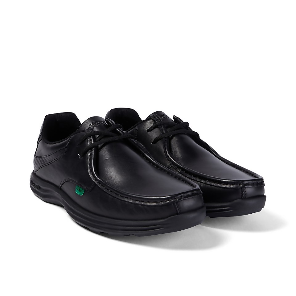Adult Mens Reasan Lace Leather Black